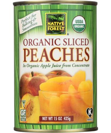Native Forest Peach Sliced, 15 oz