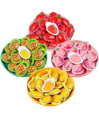 Fruit juice candy fruit flavored fudge fruit drop wedding candy delicious snacks Mango fudge strawberry fudge white peach fudge pineapple fudge (Pineapple flavor 520g) Pineapple flavor 520g - Buy Online on SooperMarket.com