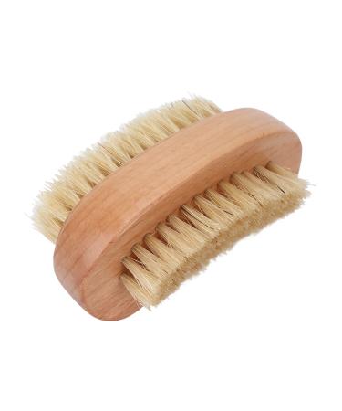 Nail Brush Wooden Toe and Fingernail Brush Double Sided Fingernail and Toenail Cleaning Brush for Men and Women