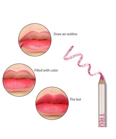 Sankuwen Waterproof Lip Liner Pencil Set - 12 Vibrant Colors - Buy Online on SooperMarket.com