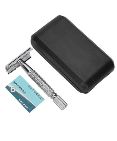 Double Edge Razor Safety Razor Portable Classic Double Edge Razor for Men
