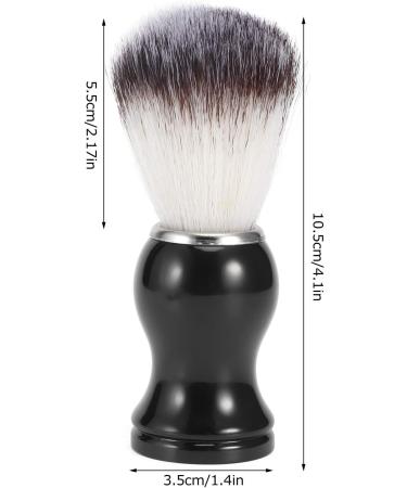 2-Pack Handmade Synthetic Shaving Brush for Men | Hardwood Handle Travel Razor Brush - Perfect Gift for Grooming & Hairdressing - Buy Online on SooperMarket.com