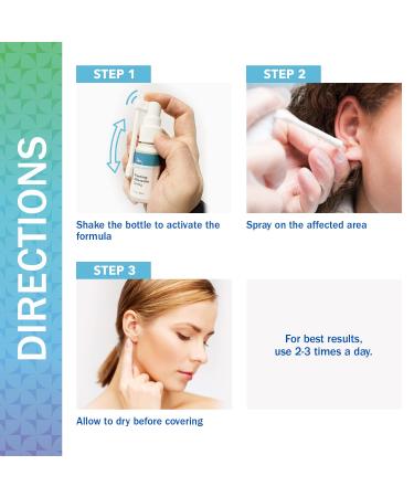 Recuren Plus Piercing Aftercare Spray - Shrink Bumps & Heal Ears, Nose, Tongue, Navel Piercings - Soothing Cleansing Solution - Buy Online on SooperMarket.com