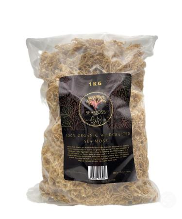 Sea Moss (raw) (Gold 1kg) Gold 1 kg (Pack of 1)