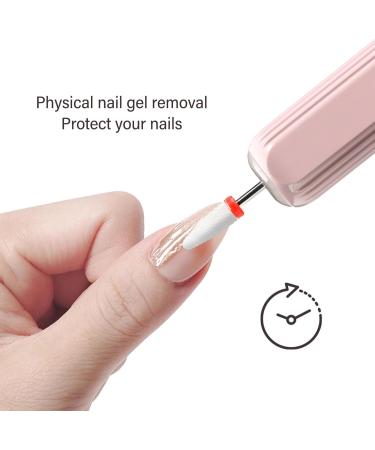 Electric Nail Grinder Electric Nail Drill Pen LED Light Dead Skin Removal USB Rechargeable for Salon for 2.35mm Nail Tips - Buy Online on SooperMarket.com