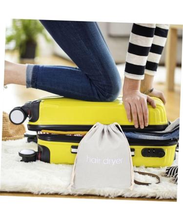 Baluue 2pcs Hair Dryer Storage Bag Travel Blow Dryer Mini Travel Storage Bag Drawstring Pouch Fabric 33.00X30.00X0.50CM As Shown - Buy Online on SooperMarket.com