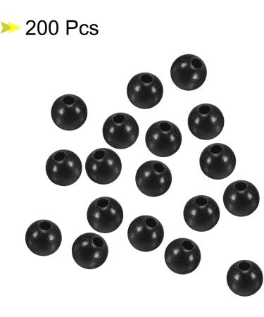 PATIKIL 200pcs 3mm Black Fishing Beads - Premium Plastic Fishing Bait Eggs for Tackle - Buy Online on SooperMarket.com