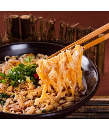 Alley noodles Lanzhou ramen noodles Sichuan chili and hemp noodles Chongqing noodles spicy substitute supper noodles Hot and Sour Rice Noodles (Chongqing Xiaomian 5 bag) - Buy Online on SooperMarket.com
