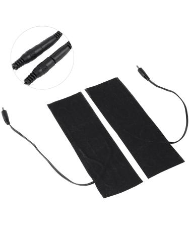 USB Carbon Fiber Heating Element Pillows - Washable Foldable Foot Warmers | 5V Electric Heating 19.6 x 6 cm Black - Buy Online on SooperMarket.com