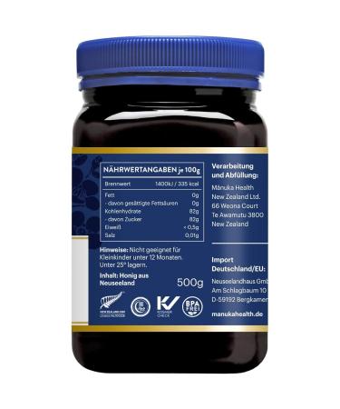 Buy Manuka Health MGO 400+ & MGO 100% Pure Manuka Honey Bundle - 500G | Premium New Zealand Honey with Certified Methylglyoxal - Buy Online on SooperMarket.com