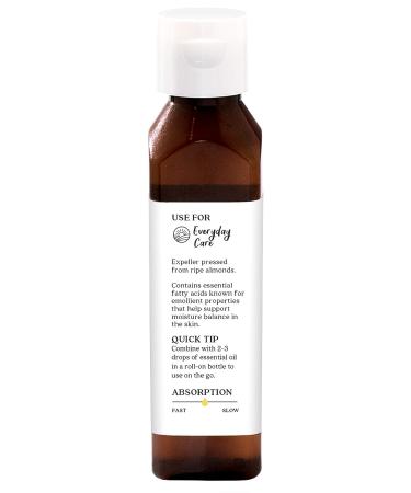 Aura Cacia Sweet Almond Skin Care Oil 4 Fl Oz - Pure Almond Oil for Soft & Smooth Skin - Buy Online on SooperMarket.com
