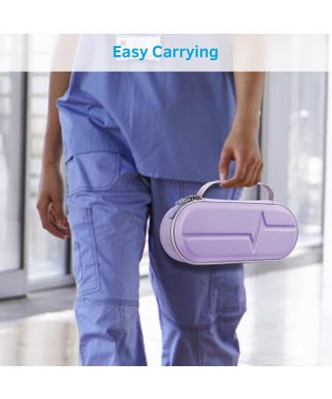 Hard Travel Stethoscope Case for 3M Littmann Classic III, Cardiology IV, MDF Acoustica - Purple - Buy Online on SooperMarket.com