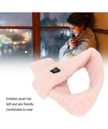 Removable Electrically Heated Scarf - Washable Warm-Keep Snack Pillow with 3 Temperature Levels for Neck Care & Shoulder Relaxation (Pink) - International Shipping Available - Buy Online on SooperMarket.com