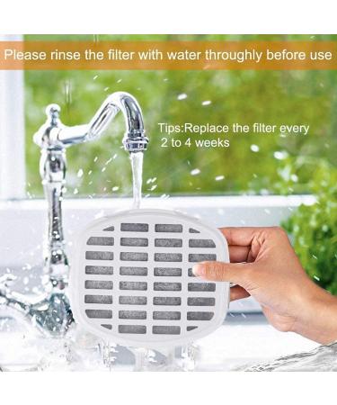 DOGNESS Pet Fountain 2L - Automatic Electric Water Dispenser for Cats, Dogs, Birds, and Small Animals - Includes 3 Filters for Healthy Hygienic Drinking - Buy Online on SooperMarket.com