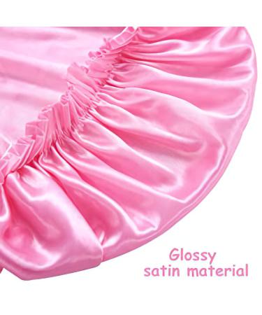 4PCS Silk Bonnet Set for Black Women - Satin Bonnets for Sleeping, Silk Sleep Cap for Curly Hair - Buy Online on SooperMarket.com