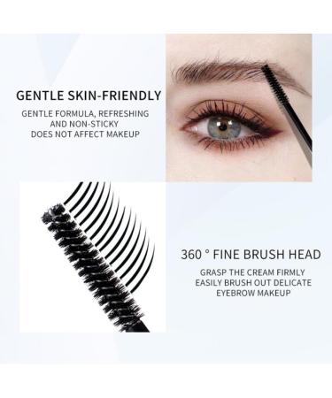 Clear Eyebrow Setting Gel Waterproof Liquid Brow Shaping Gel Long Lasting Brow Gel with Brush 2PCS. - Buy Online on SooperMarket.com