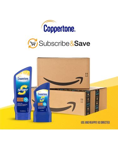 Coppertone Sport Face Sunscreen Lotion SPF 50 - 2.5 fl oz | High Protection for Active Lifestyles - Buy Online on SooperMarket.com