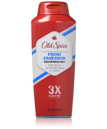 Old Spice Old Spice High Endurance Body Wash Fresh Fresh 18 oz (Pack of 4)