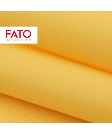 FATO Disposable Paper Napkins - Soft Gentle 40 Pack Yellow 2-Layer FSC Certified 100% Pure Cellulose - Perfect for Events and Everyday Use - Buy Online on SooperMarket.com
