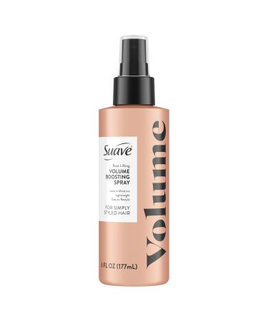Suave Simply Styled Lightweight Root Lifting Hair Spray Volume Boost Hairspray Hair Volumizer for Weightless Volume 6 oz Rose 6 Fl Oz (Pack of 1)