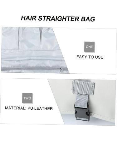 KALLORY Curling Iron Storage Bag Volume Rollers for Hair Curling Iron Dryer Bag Curling Iron Carrying Bag Pu - Buy Online on SooperMarket.com