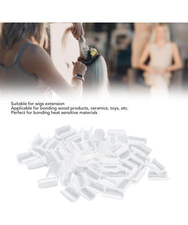 Hair Extension Glue Beads Resin Hair Bonding Glue 1 Bag U Tip Hair Extension Granule for Wigs Extension Bonding Accessories Cardboard bBoxes - Buy Online on SooperMarket.com
