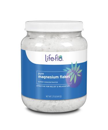 Life-flo Pure Magnesium Flakes Magnesium Chloride Brine 2.75 lb (44 oz)