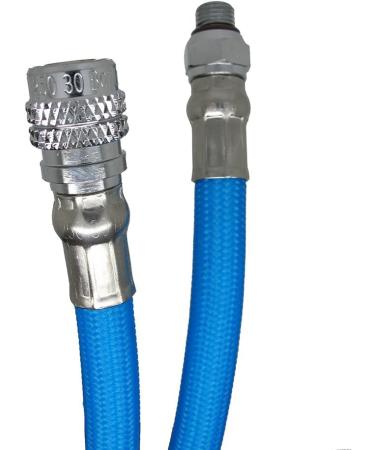 Scuba Choice 27 Colored LP Low Pressure Braided Hose for Standard BCD - Blue - Buy Online on SooperMarket.com