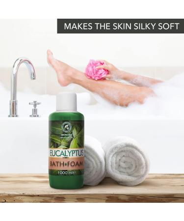 Buy Eucalyptus Essential Oil Bath Foam - 34 Fl Oz | Relaxing Aromatherapy for Good Sleep & Spa Experience - Buy Online on SooperMarket.com