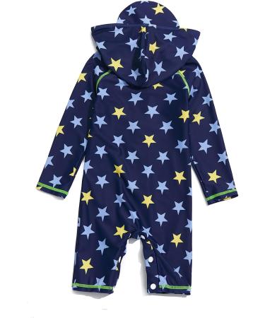 Bonverano Baby Boys Swimsuit - UPF 50+ Sun Protection, Yellow Star, 3-6 Months - Buy Online on SooperMarket.com