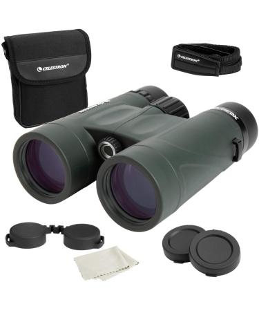 Celestron  Nature DX 8x42 Binoculars  Outdoor and Birding Binocular  Fully Multi-coated with BaK-4 Prisms  Rubber Armored  Fog & Waterproof Binoculars  Top Pick Optics 8x42 Nature DX Binoculars Only
