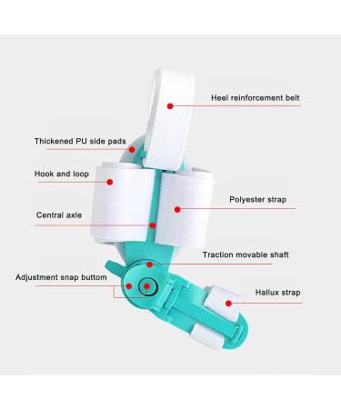 Bunion Valgus Corrector | Adjustable Orthopedic Toe Straightener for Big Toe Joint | Bunion Splint for Hallux Valgus | Green and White - Buy Online on SooperMarket.com