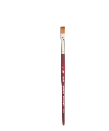 Princeton Velvetouch  Series 3950  Paint Brush for Acrylic  Oil and Watercolor  Flat Shader  10