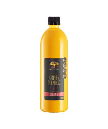 Alchemy Cordial Turmeric Elixir Syrup Turmeric Latte Superfood Delicious Healthy Drink Turmeric with Ginger & Cinnamon Vegan & Gluten Free Coffee Alternative (1 x 750ml)