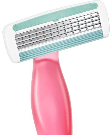BIC Soliel Simply Smooth Special Edition Disposable Razors for Women - Sensitive Skin Razors with Vitamin E Strip - 8 Piece Set - Buy Online on SooperMarket.com