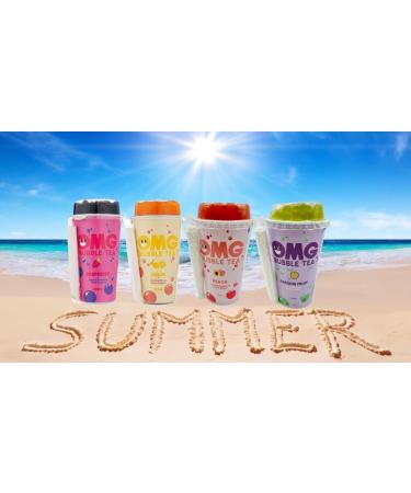 Bubble tea | Real tea Real fruit Popping bubbles|(Raspberry Tea with popping Blueberry bubbles)(Pack Of 3) Delicious Tasty And Twisty Treat - Buy Online on SooperMarket.com