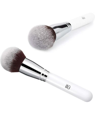TB Tools T4B Ilu 200 Series Face Makeup Powder Brushes - Taklon Bristles for Loose & Pressed Powder Blush Bronzer & Highlighter - International Shipping Available - Buy Online on SooperMarket.com
