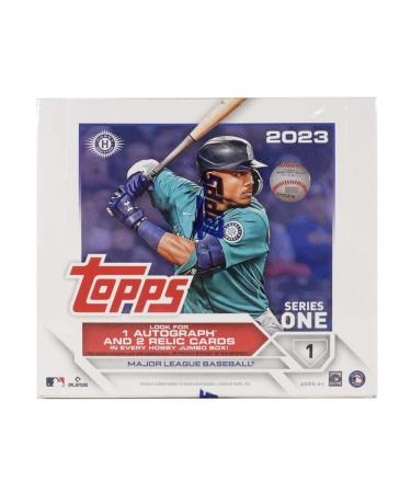 2023 Topps Series 1 Baseball Jumbo Box (10 Packs/46 Cards: 1 Auto, 2 Silver Packs)