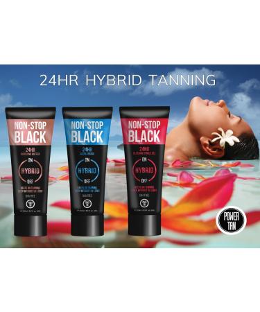 Power Tan Non-Stop Black Hybrid UV Sunbed Tanning Accelerator Lotion 250ml - Buy Online on SooperMarket.com