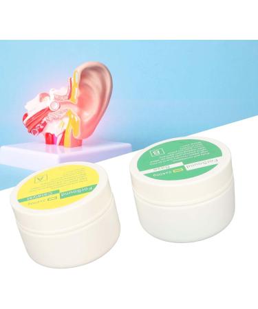 2pc Ear Impression Putty Custom Safe Silicone Mild Soft High Elastic Ear Molding Putty Material with Spoons Fast Setting High Elasticity - Buy Online on SooperMarket.com