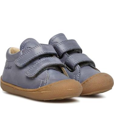Naturino Cocoon VL Leather First Steps Shoes - 4.5 UK Child - Sky Blue - Buy Online on SooperMarket.com