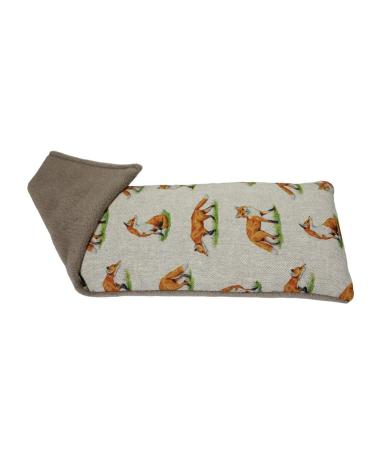 Soothing Cold or Hot Microwavable Duo Fabric Wheat Bag - Lavender Scented - Natural Relief for Aches and Pains - Fantastic Foxes