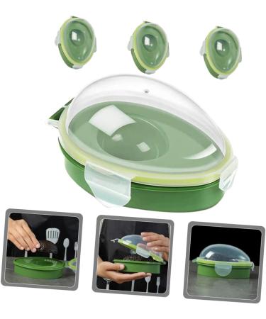 Cabilock 4pcs Avocado Crisper Vegetables Avocado Container to Keep Fresh Avocado Saver Container Box Food - Buy Online on SooperMarket.com