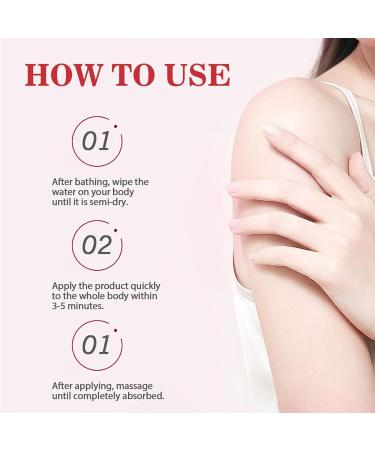 Quick Absorbing Body Cream 100ml Body Lotion Nourishing Moisturizing Skin Brightening Mild Body Cream Skin Brightening Moisturizing Kojic Acid Body Lotion for Dry Skin - Buy Online on SooperMarket.com