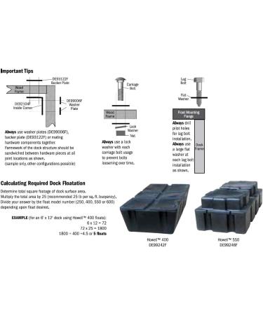 Dock Edge Howell Floating Dock Hardware Connector Pin - Easy Installation and Secure Connection - Buy Online on SooperMarket.com