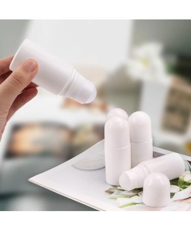 8 Packs Roll On Deodorant Bottles 1.7oz/50ml Empty Deodorant Containers Plastic Rollerball Bottles Refillable Roller Container For Homemade Natural Deodorant - Buy Online on SooperMarket.com