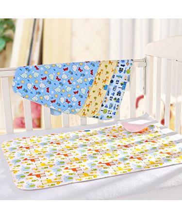 Buy Yworld Cotton Bamboo Fiber Wrapping Pads | Breathable Waterproof Washable & Reusable Diaper Liners (11.8x18in) - Color Series - Buy Online on SooperMarket.com