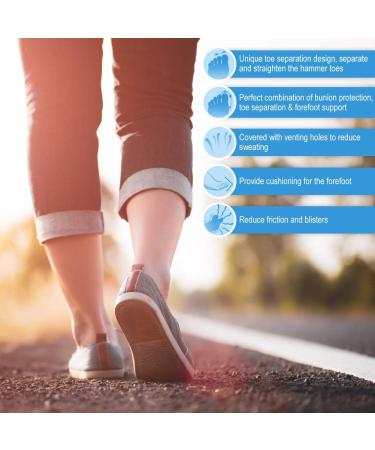 DOACT 3-Hole Bunion Corrector Protector with 5-Hole Big Toe Straighteners Gel Toe Separator Foot Splint Support for Hallux Valgus Overlapping Hammer Turf Bent Toe Day and - Buy Online on SooperMarket.com