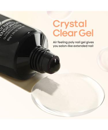 MODELONES Poly Nail Gel Builder 50ML - Clear Color | Nail Extension Gel for Thickening & Enhancement | Professional Technician Tool - Buy Online on SooperMarket.com