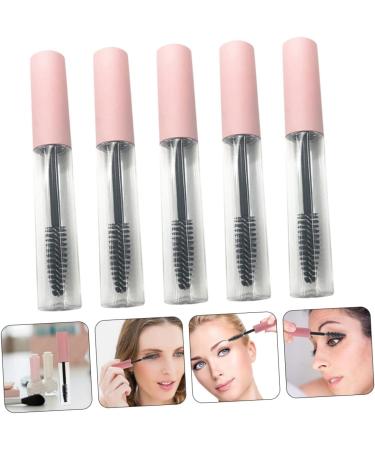 Healeved 25 Pcs Mascara Tube Cosmetic Containers Makeup Eyelash Brush Abs Pink Filling Lip Gloss Tube - Buy Online on SooperMarket.com